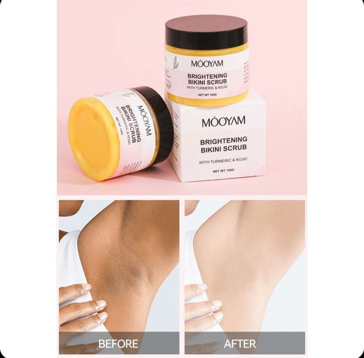 اسکراب روشن کننده بیکینی و زیربغل زردچوبه Mooyam