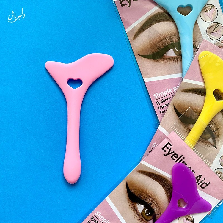 شابلون ریمل و خط چشم و آرایش لب سیلیکونی مدل ماهی