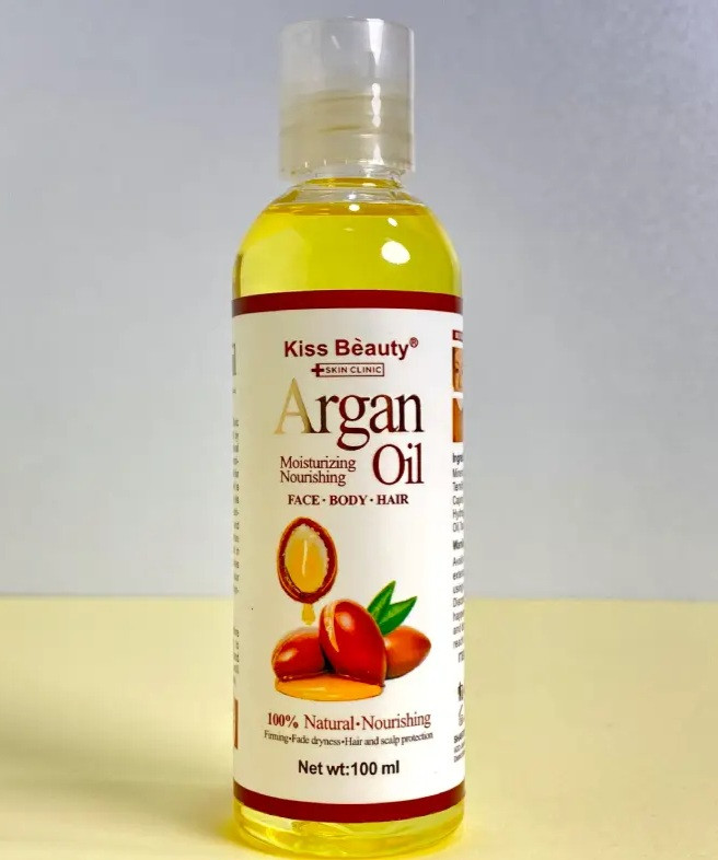 روغن آرگان مو و بدن برند کیس بیوتی(kiss beauty)