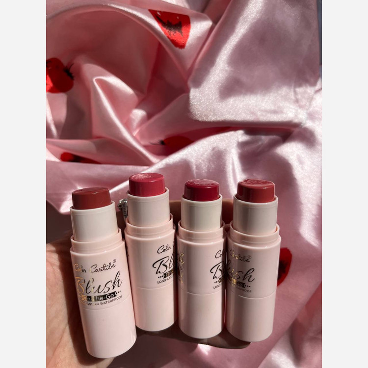 رژگونه استیکی پد دار کالر کاستل
